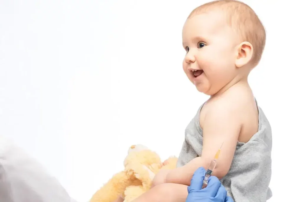 Baby Receives the Beneficial Bacteria